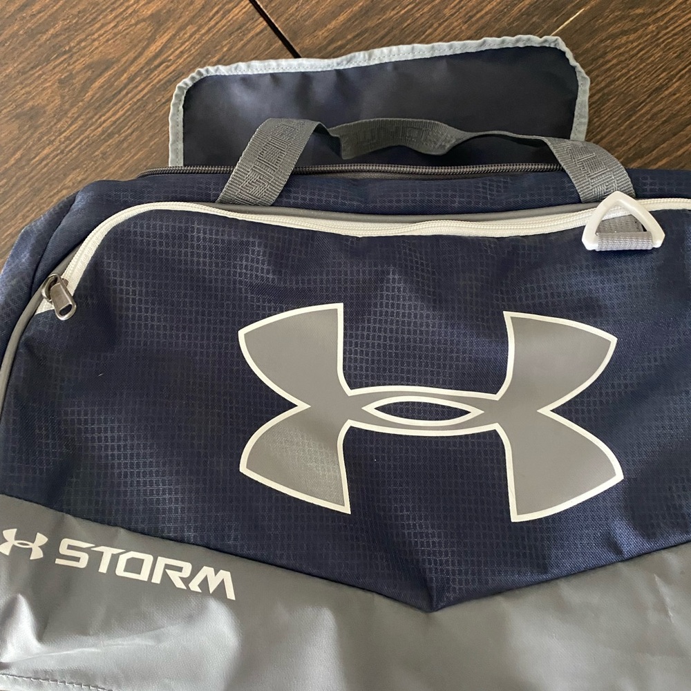 Under Armour Duffel Bag - Navy and Gray